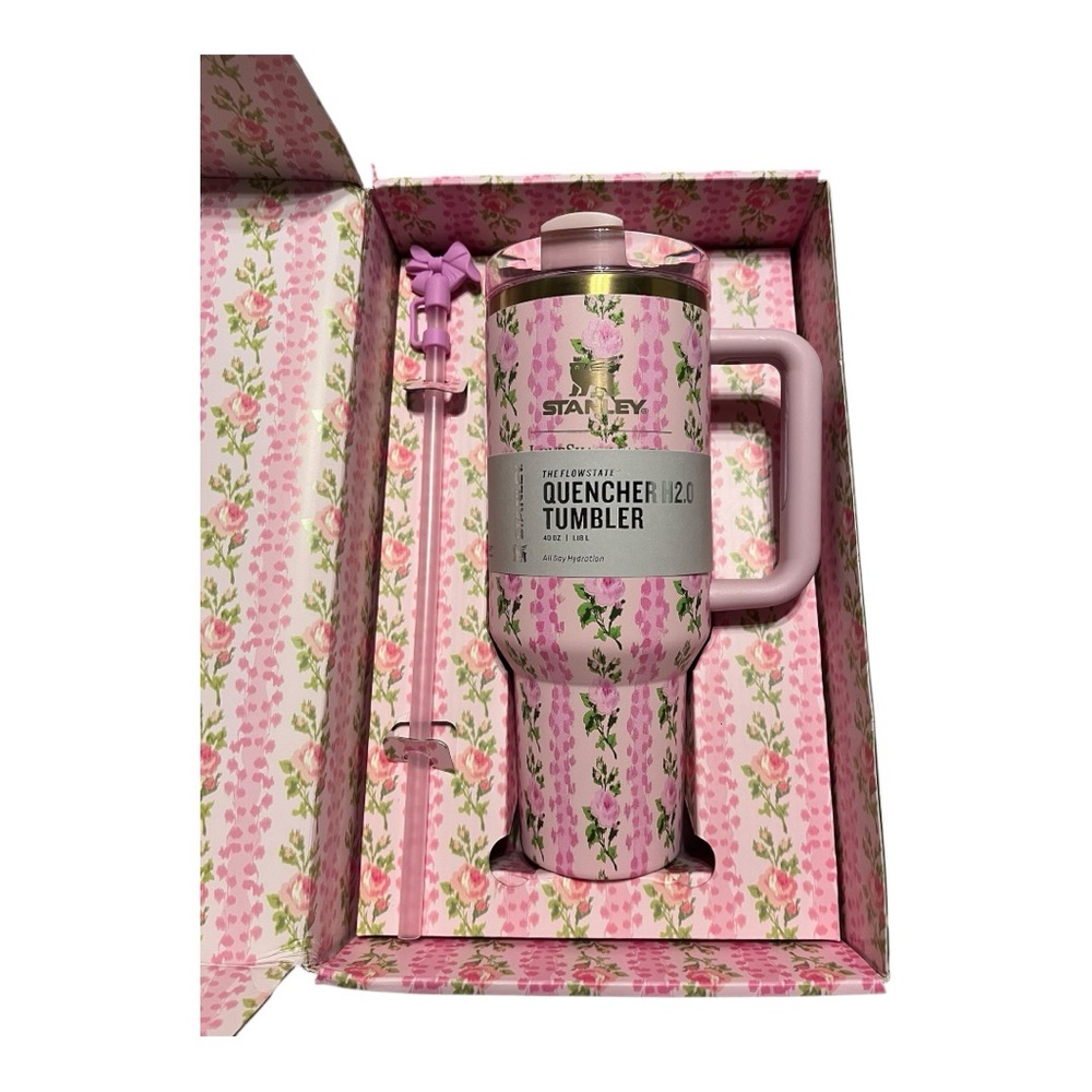 STANLEY X‎ LOVESHACKFANCY Collaboration 2024 BLOOMING HEIRLOOM 40 oz Tumbler Cup
